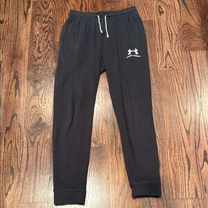Under Armour Black Joggers with Elastic Waistband